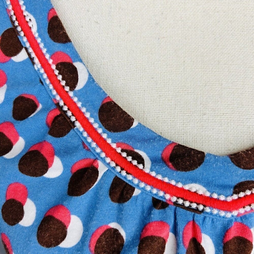 Boden Sleeveless Knit Shift Dress Sz 8P Petite Multicolor Dotted Print - Picture 4 of 10